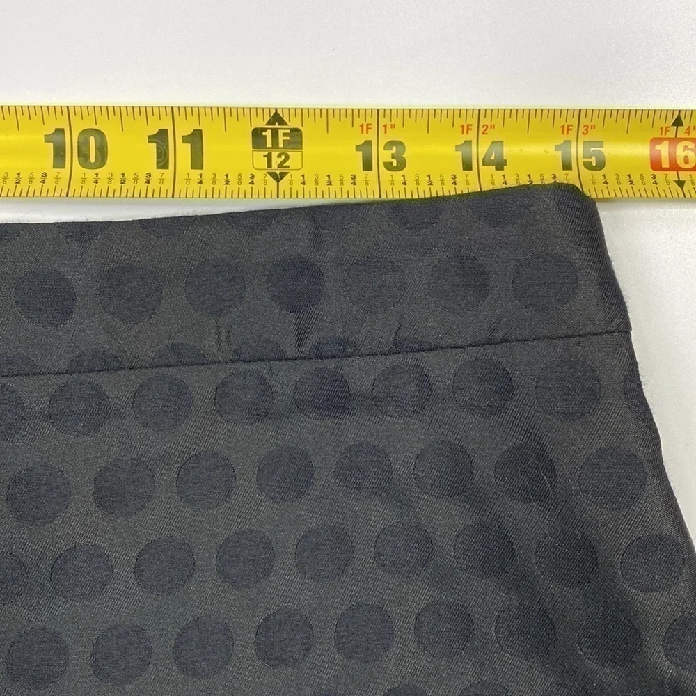 J.Crew Black Polka Dot The Pencil Skirt Size 4